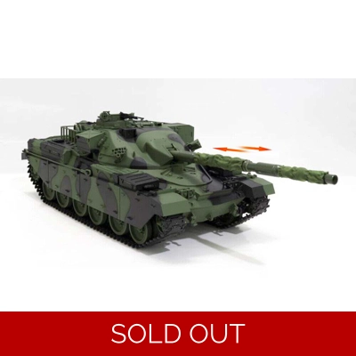 Haya Chieftain Model Tank Standard RTR Barrel Recoil BB Shooting IR Battle